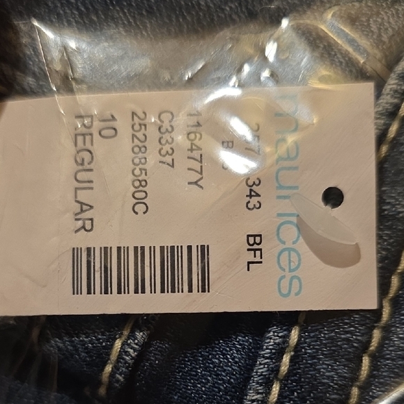 Vigoss Women's Dark Blue Straight Leg Jeans - Picture 6 of 6